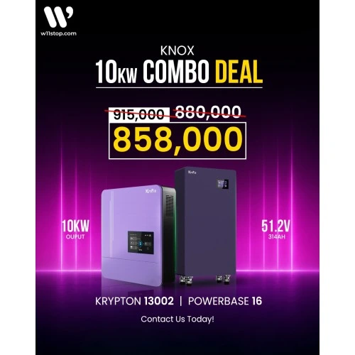 10kW Knox Solar Combo Deals (10kW + 16.0kWh)