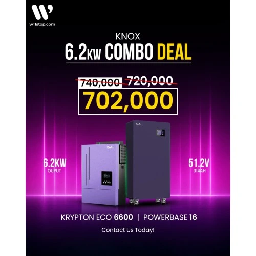 6.2kW Knox Solar Combo Deal (6.2kW + 16.0kWh)