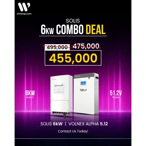 6kW Solis Solar Combo Deals (6kW + 5.12kW)