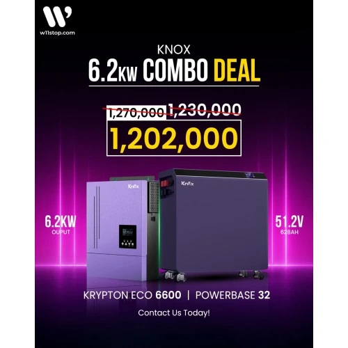 6.2kW Knox Solar Combo Deal (6.2kW + 32kWh)