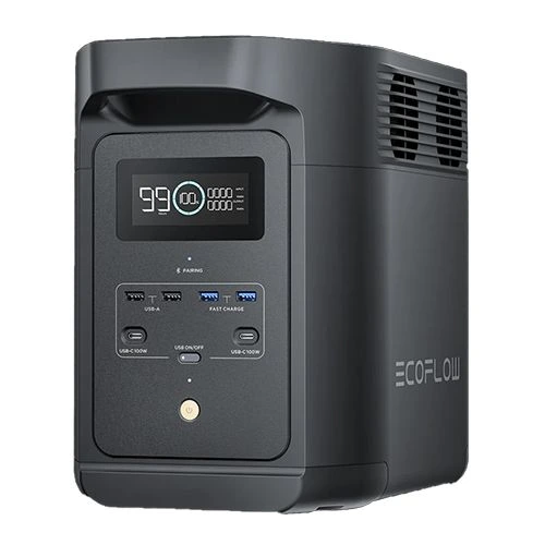 EcoFlow DELTA 2 Black E980 Solar Portable Home System