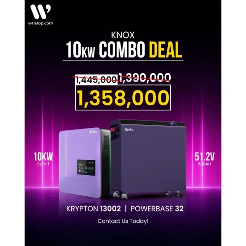 10kW Knox Solar Combo Deal (10kW + 32kWh)