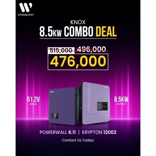 8.5kW Knox Solar Combo Deal (8.5kW + 5.12kWh)