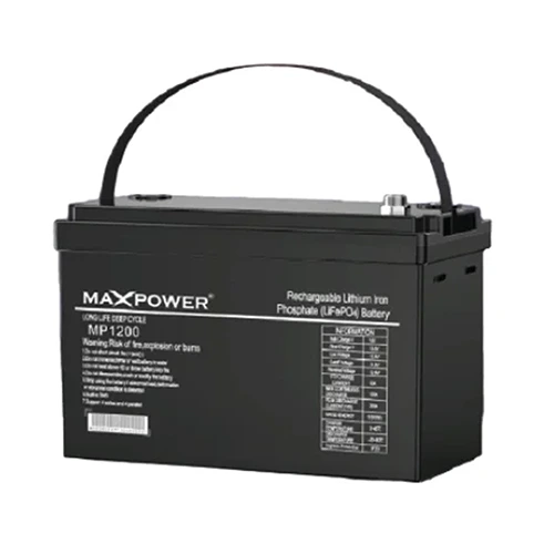 MaxPower MP-1200 Ultra Lithium Ion Battery 12.8V 100Ah