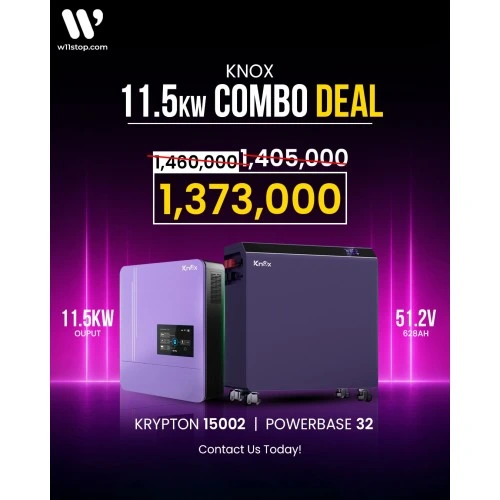11.5kW Knox Solar Combo Deal (11.5kW + 32kWh)