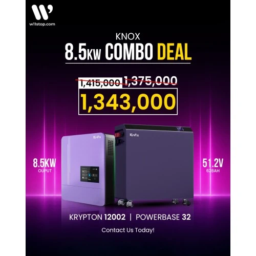 8.5kW Knox Solar Combo Deal (8.5kW + 32kWh)