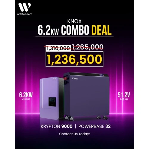 6.2kW Knox Solar Combo Deals (6.2kW +32kWh)