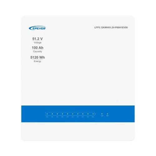 Epever 5kWh Wall Mounted Lithium Battery 51.2V 100Ah