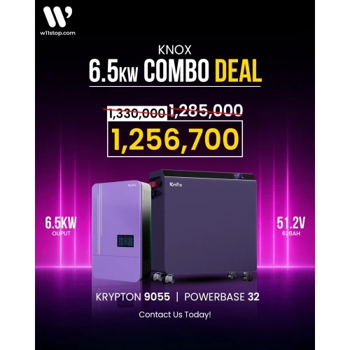 6.5kW Knox Solar Combo Deal (6.5kW + 32kWh)