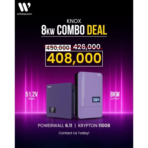 8kW Knox Solar Combo Deal (8kW + 5.12kWh)