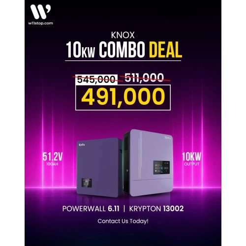 10kW Knox Solar Combo Deal (10kW + 5.12kWh)